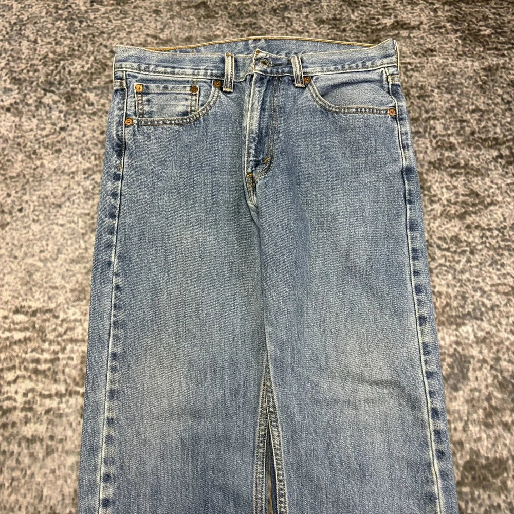 Levi's 505 Jeans Mens 32x29 Blue Straight Leg Denim